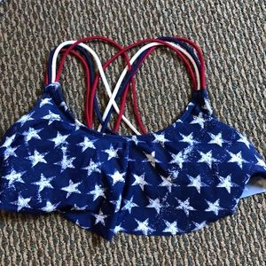 American flag bikini top